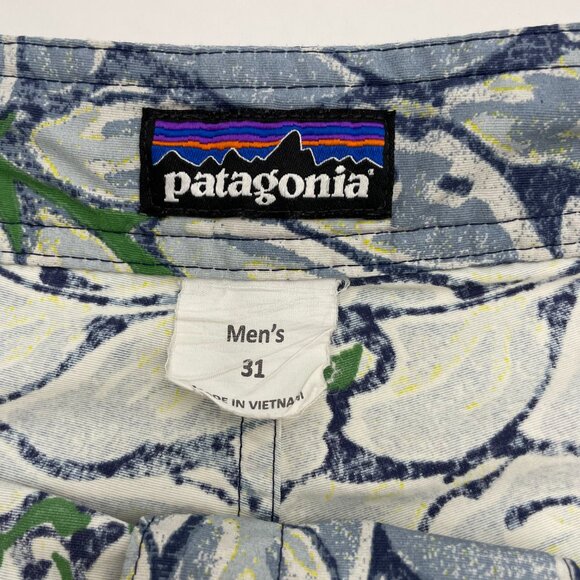 Patagonia Botanical Print Board Shorts Men's 31 - Picture 6 of 13
